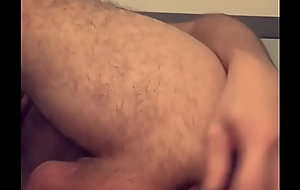 Hairy Ass Bottoming with Dildo