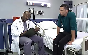Black Doctor Wants His Latino Patient's Dick Dominant His Pain in an obstacle ness - Amone Bane, Aaron Trainer - DoctorBlows