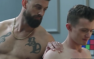 Newbie gay porn actor acquires a rough treatment on movie set