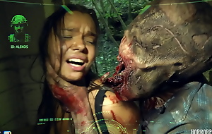 Horrorporn zombie - strike slay rub elbows with final scene 2