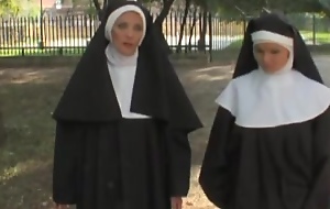 European unorthodox hardcore motion picture with kinky nuns who dote on tire