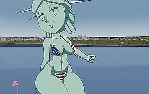 Statue be useful to Liberty xxx Tansau (Porn Animation, 18 )