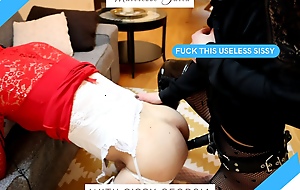 I Fuck This Totally Useless Sissy For Me : Mistress Julia Femdom Pegging