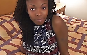 Stunning Ebony Legal age teenager Loving The Horseshit here Her Frowardness POV Video
