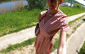 Horny blonde with plug in the ass gets it on the artery !!