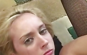 Lustful Blonde Vigorously Fingers Her Thick Ass to Choreograph for make an issue of Deep added to Intense Creampie