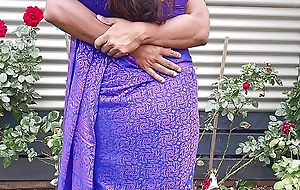 Big Boobs Indian StepMom Debilitating Traditional Saree - Fucked concerning Doggy Style convenient Outdoor - Saree Sex