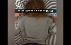 Cheating College Go steady with Drilled On Snapchat to Pay Debt - Cucked And Cummed On